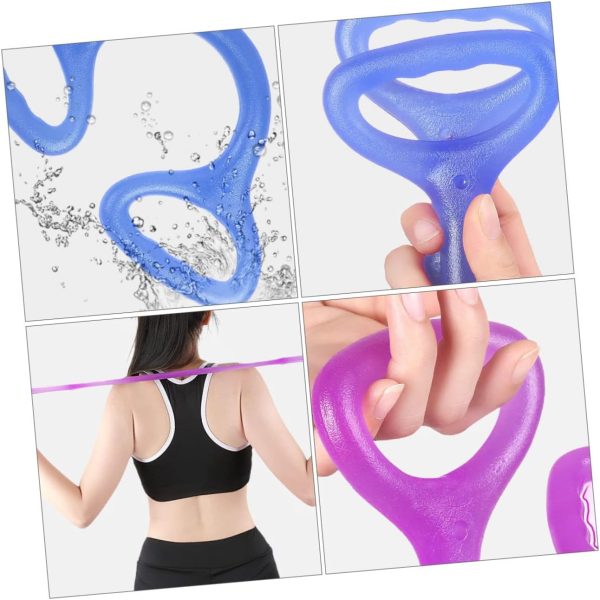 2 Pieces Pull Rope Yoga Bands Fitness Sweat Band Workout Ban...