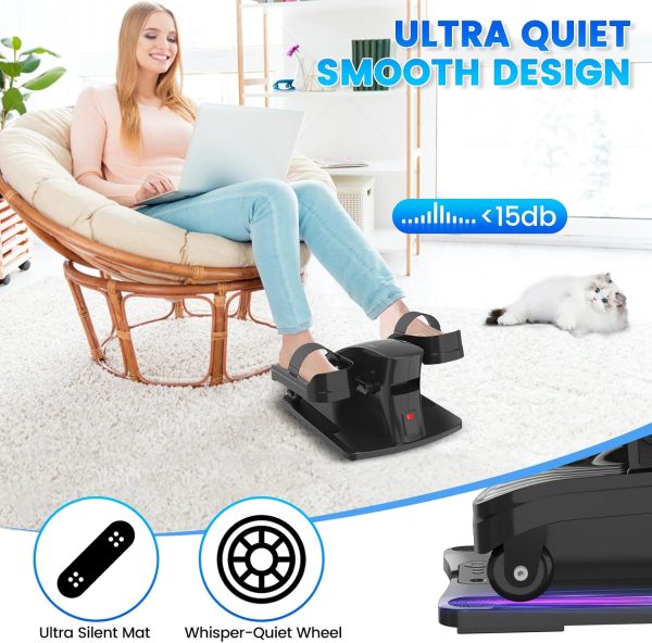Under Desk Elliptical Exercise Machine, Ellipse Leg Exercise...