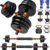 CANMALCHI Adjustable Dumbbells Weights Set 20lbs/33lbs/44lbs...