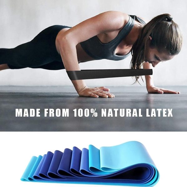 Resistance Bands Man Women Workout Exercise Fitness Elastic ...