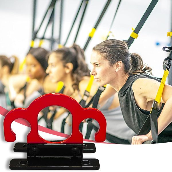 3Pcs Resistance Band Wall Anchor with Screws, Iron Resistanc...