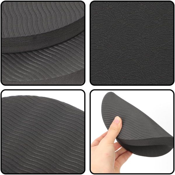 2 Pairs Yoga Knee Pad Thick Yoga Mat Knee Pads for Work Pant...