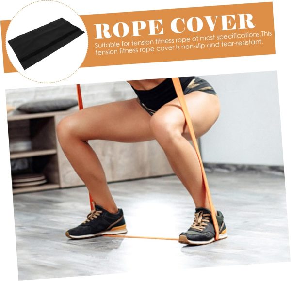 Foot Protective Cover Resistance Bands Chest Fitness Rope Co...