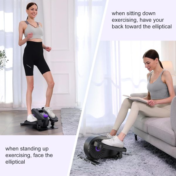 FUNMILY Under Desk Elliptical, Under Desk Bike Pedal Exercis...