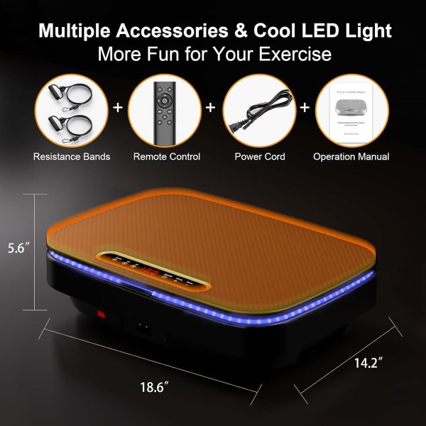 Vibration Plate Exercise Machine, Lymphatic Drainage Machine...