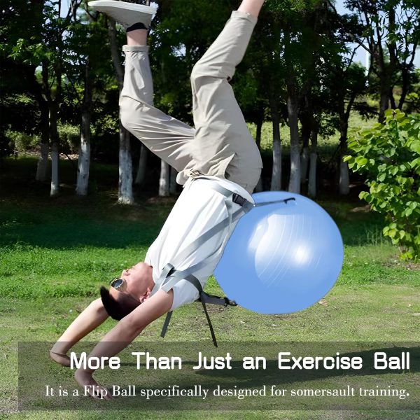Somersault Auxiliary Ball,Exercise Ball for Flip Backflips, ...