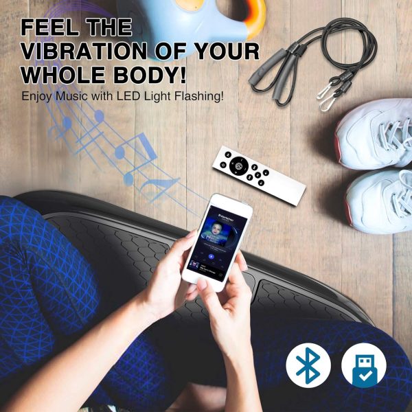 Vibration Plate, Whole Body Vibration Platform Exercise Mach...