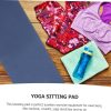 4pcs Tpe Yoga Mat Wheel Mats Pads Cushion Stretching Mat Gym...