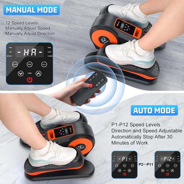ANCHEER Under Desk Elliptical, Electric Leg Exerciser While ...
