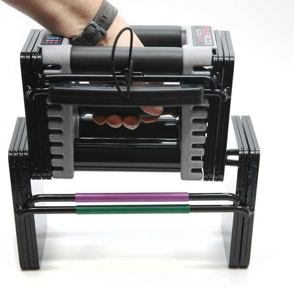 PowerBlock Elite EXP Adjustable Dumbbells, Sold in Pairs, St...