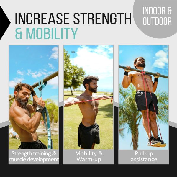 Pull Up Assistance Bands - Pullup & Dip Resistance Bands for...