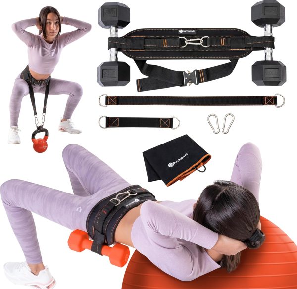 Hip Thrust Belt for Women & Men – Heavy Duty Glute Workout E...
