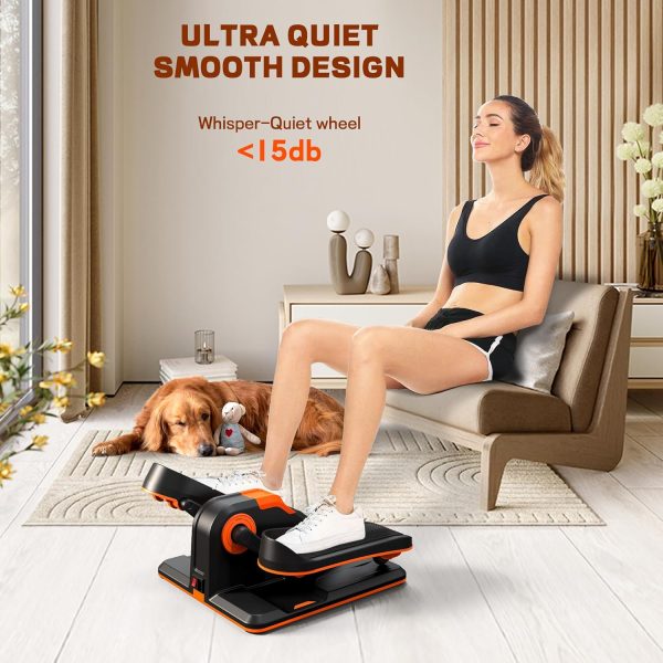 Under Desk Elliptical, Portable Seated Elliptical Exercise M...