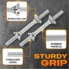 Yes4All Pair of Threaded Dumbbell Handles 14/16/18/24 inch, ...