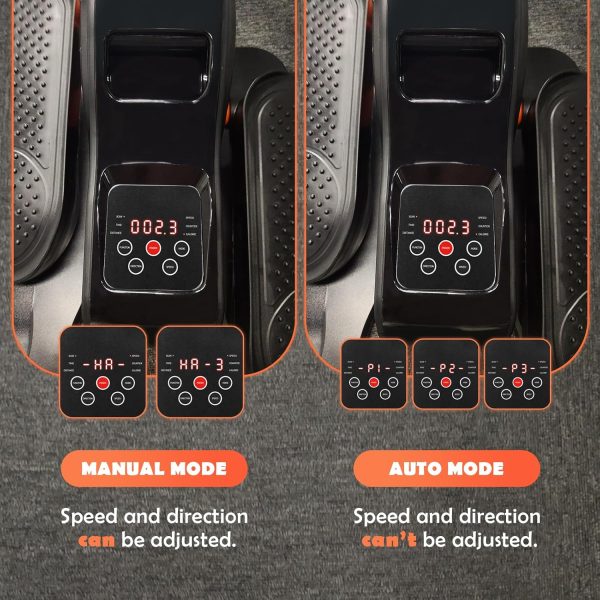 Under Desk Elliptical Machine, Ellipse Leg Exerciser for Sen...