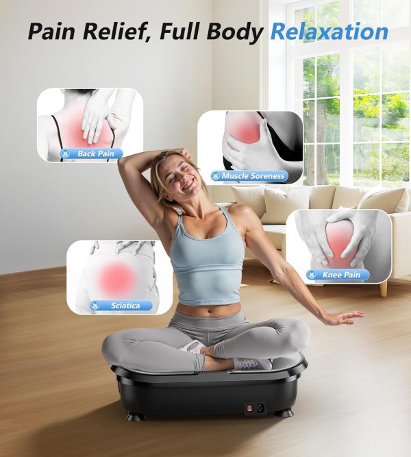 FEIERDUN Vibration Plate Exercise Machine, Vibration Plate f...