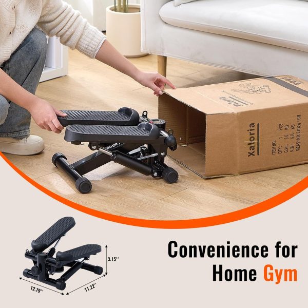 Mini Stair Stepper - Hydraulic Pedal Steppers for Exercise a...