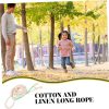 Jump Rope Long Skip Rope 5M Cotton Linen Exercise Jump Rope ...