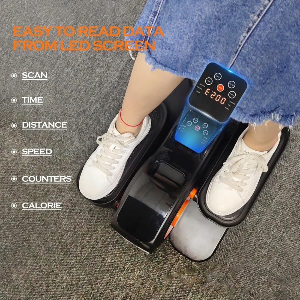 Under Desk Elliptical Machine, Ellipse Leg Exerciser for Sen...