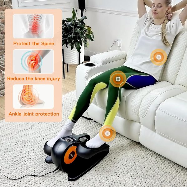 Under Desk Elliptical Machine, Ellipse Leg Exerciser for Sen...