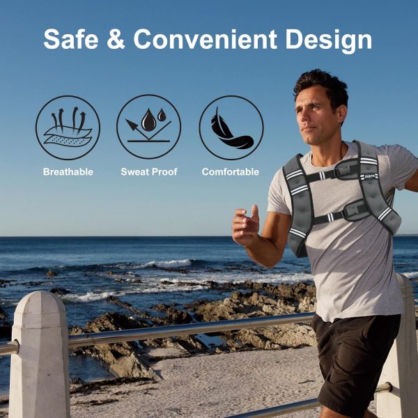 Weighted Vest, 6lb/8lb/12lb/16lb/20lb/25lb/30lb Weight Vest ...