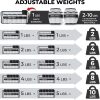 Adjustable Ankle Weights for Women and Men - 1 Pair 2 4 6 8 ...
