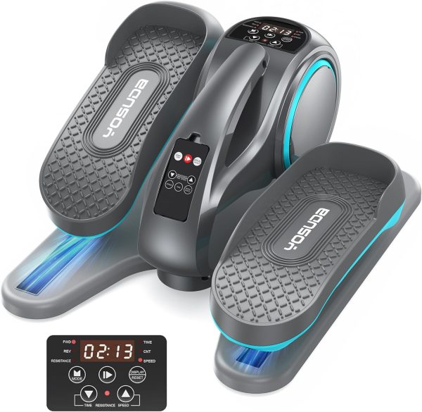 YOSUDA Under Desk Elliptical with 10 Level Resistances, Moto...