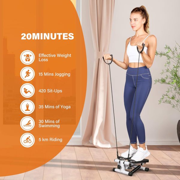 YSSOA Mini Stair Steppers, Steppers for Exercise at Home, Mi...