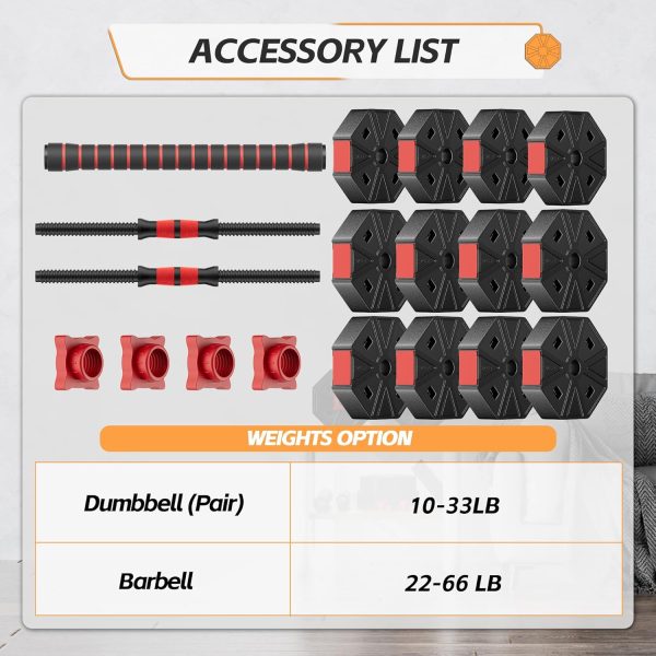 BIERDORF Professional Grade Adjustable Weights Dumbbells Set...