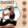 Natural Cork Yoga Mat – Lightweight & Non-Slip Yoga Mat – No...