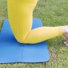 Mini Yoga Mat, Warrior-like Grip,Non-Slip,Alignment System,H...