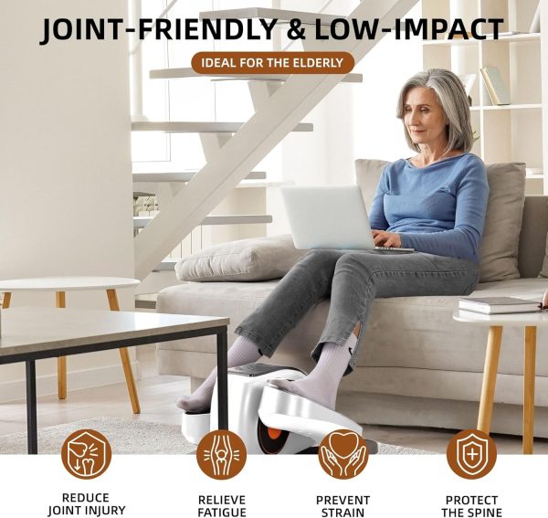 Under Desk Elliptical Machine, Seated Ellipse Leg Exerciser ...
