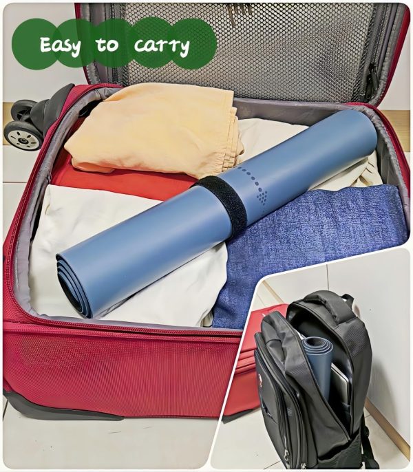 Mini Yoga Mat, Warrior-like Grip,Non-Slip,Alignment System,H...
