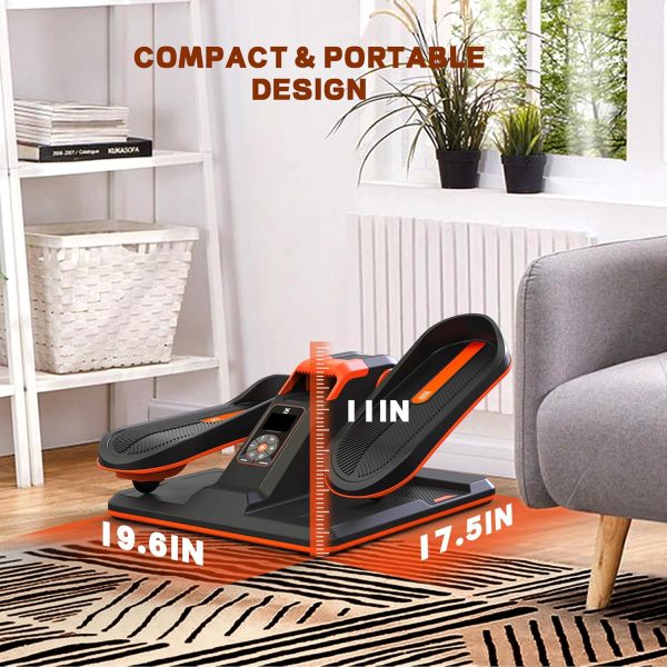 Under Desk Elliptical, Portable Seated Elliptical Exercise M...