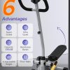 Amicus Mini Stepper for Exercise, Adjustable Height Hydrauli...