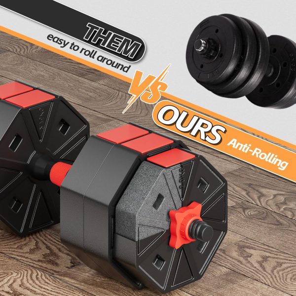 BIERDORF Professional Grade Adjustable Weights Dumbbells Set...