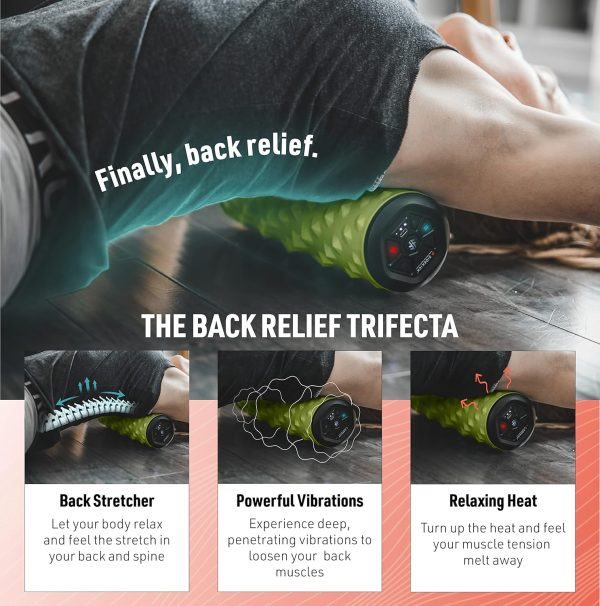 Sidekick Flare Vibrating Roller | Foam Roller and Back Massa...