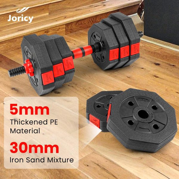 Adjustable Dumbbells Set 22LBS/33LBS/44LBS/55LBS/66LBS Free ...