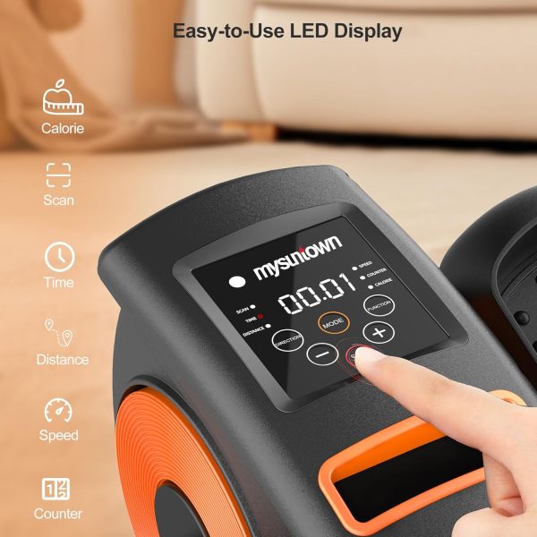 Under Desk Elliptical Machine, Mysuntown Ellipse Leg Exercis...