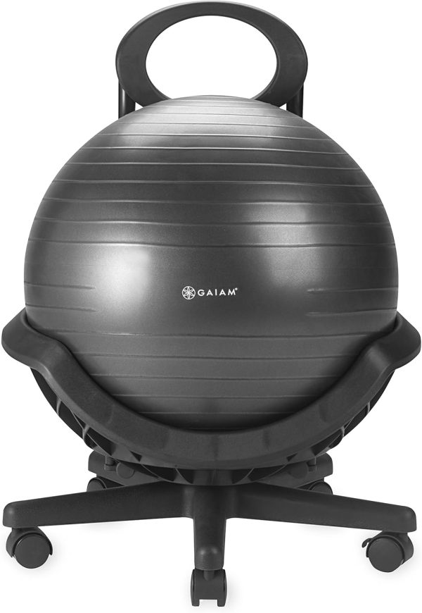 Gaiam Ultimate Balance Ball Chair (Standard or Swivel Base O...