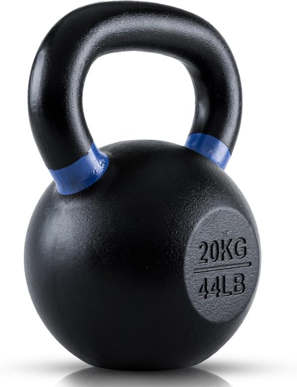 Kettlebells, Single-cast Iron, No-welded Joints, Wide Handle...