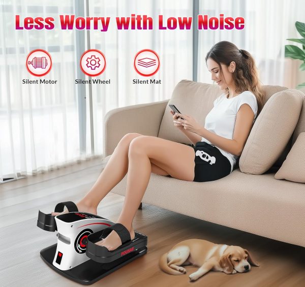 Under Desk Elliptical Machine, Quiet & Compact Electric Peda...