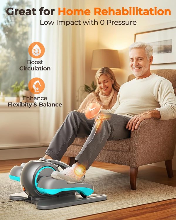 YOSUDA Under Desk Elliptical with 10 Level Resistances, Moto...