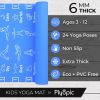 Kids Yoga Mat - Non-Slip Lightweight TPE Exercise Mat - Idea...