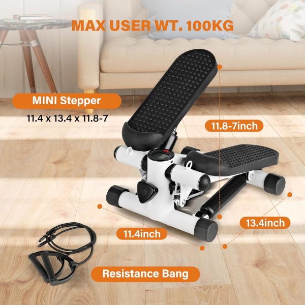 YSSOA Mini Stair Steppers, Steppers for Exercise at Home, Mi...