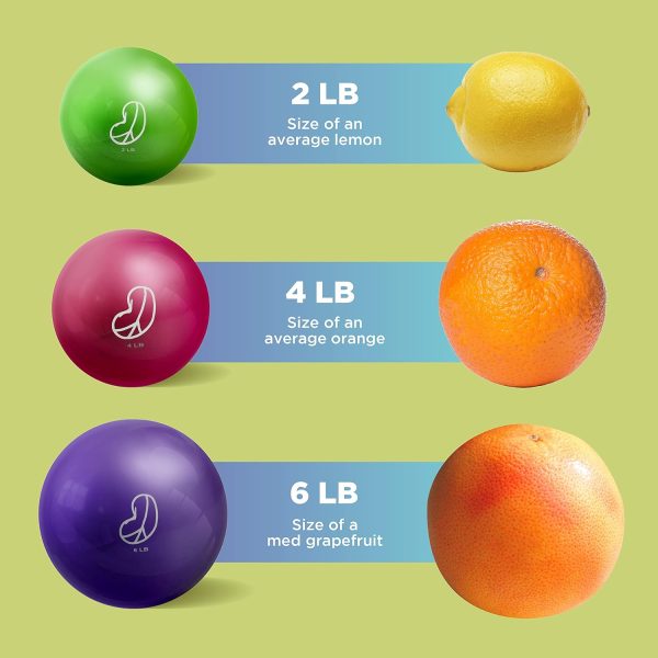 Bean Products Weighted Balls - 2-6 Pounds - Multiple Colors