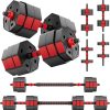 BIERDORF Professional Grade Adjustable Weights Dumbbells Set...