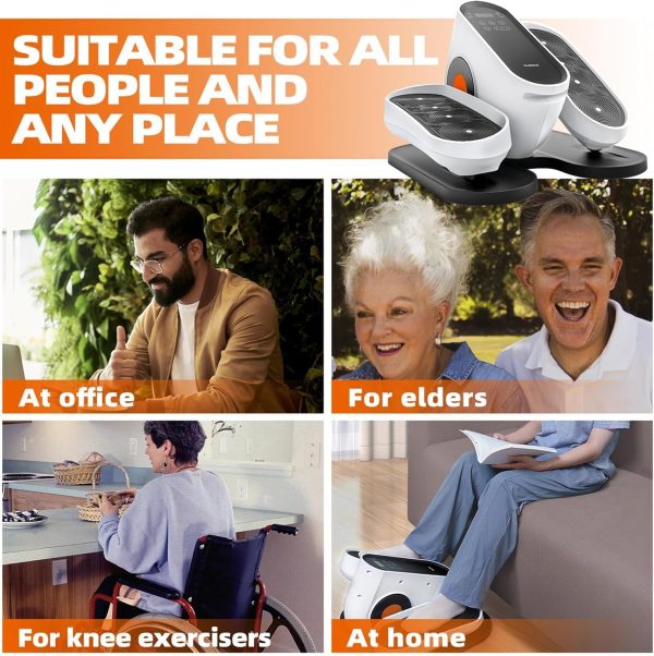 Under Desk Elliptical Exercise Machines, Quiet Electric Seat...