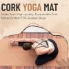 Natural Cork Yoga Mat – Lightweight & Non-Slip Yoga Mat – No...