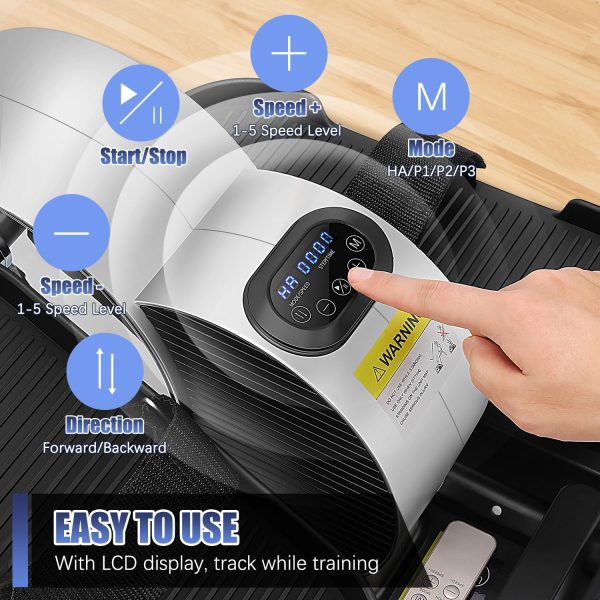 ANCHEER Under Desk Elliptical, Leg Exerciser While Sitting f...